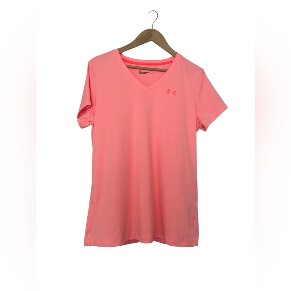 Under Armour Women's Heat Gear Coral V-Neck Tee - Size L